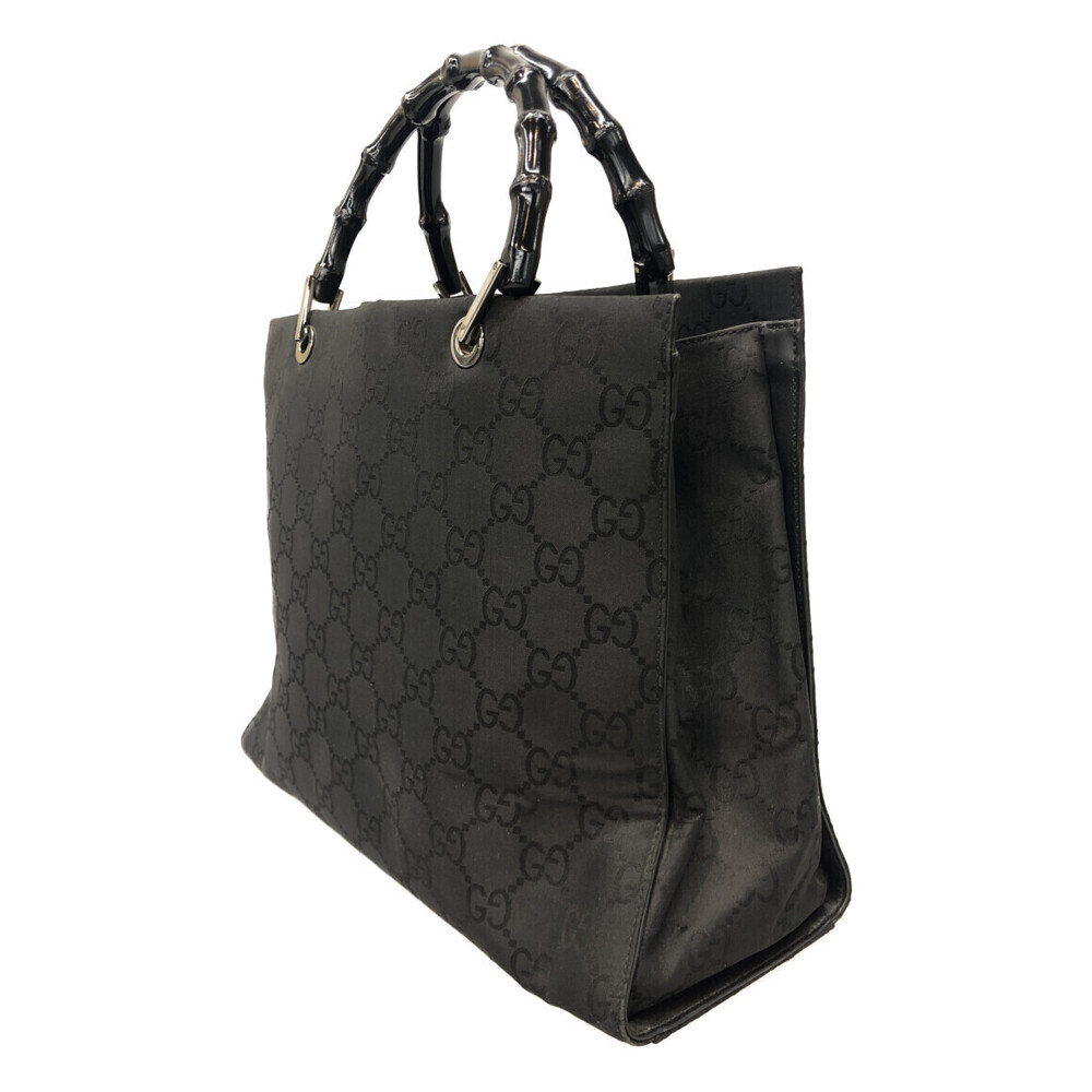 Gucci Leather Bamboo Shoulder Handbag Handle Bag Top